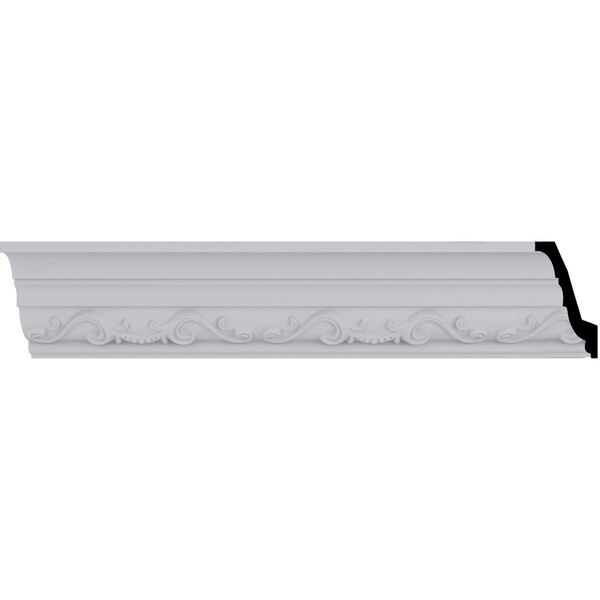 Ekena Millwork 2 7/8"H x 2 3/4"P x 4"F x 94 1/2"L Caputo Crown Moulding MLD03X03X04CA - main